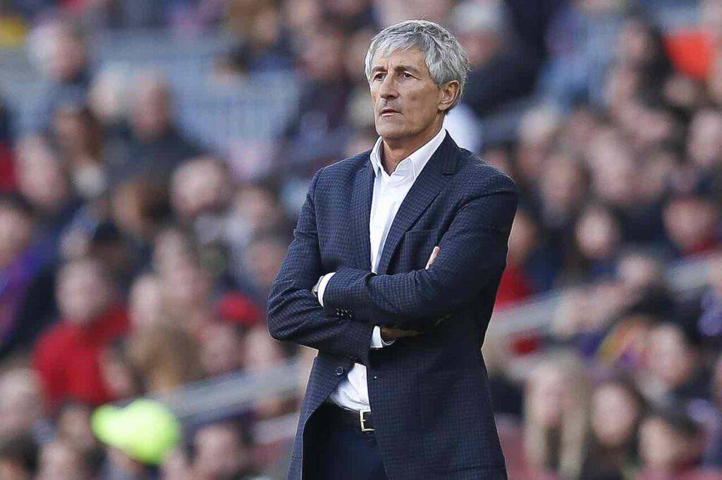 Quique Setien incassa la fiducia della dirigenza blaugrana (Getty Images)