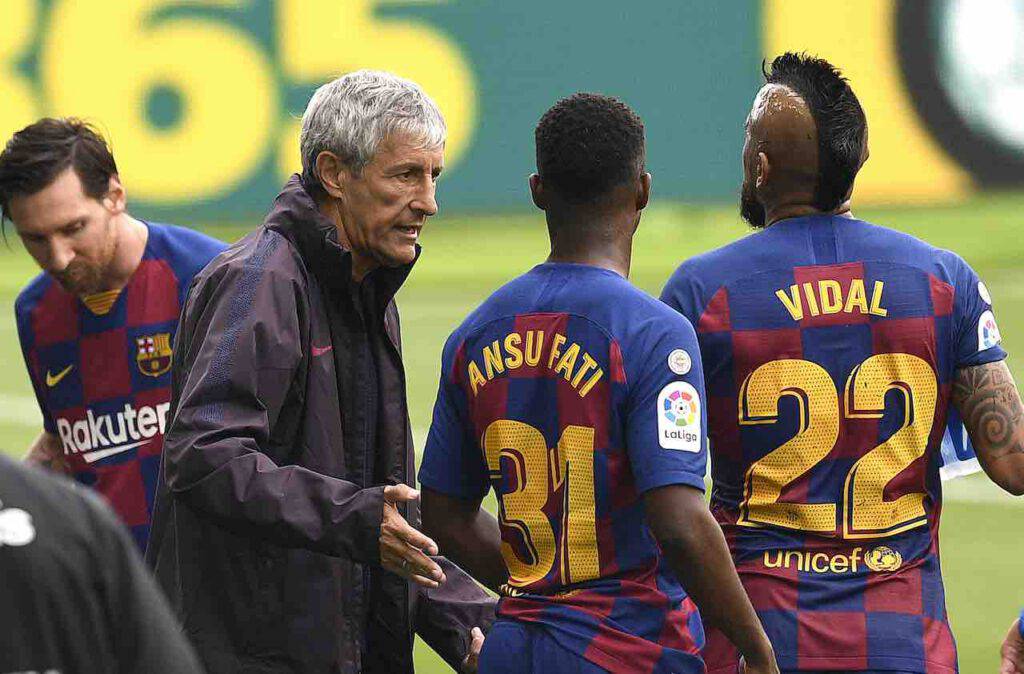 Quique Setien, nessun ultimatum dal Barcellona. Avanti insieme (Getty Images)