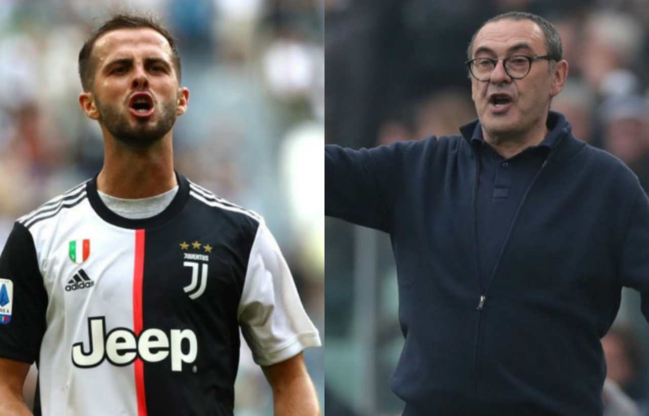 Sarri e Pjanic, screzi in allenamento (Getty Images)