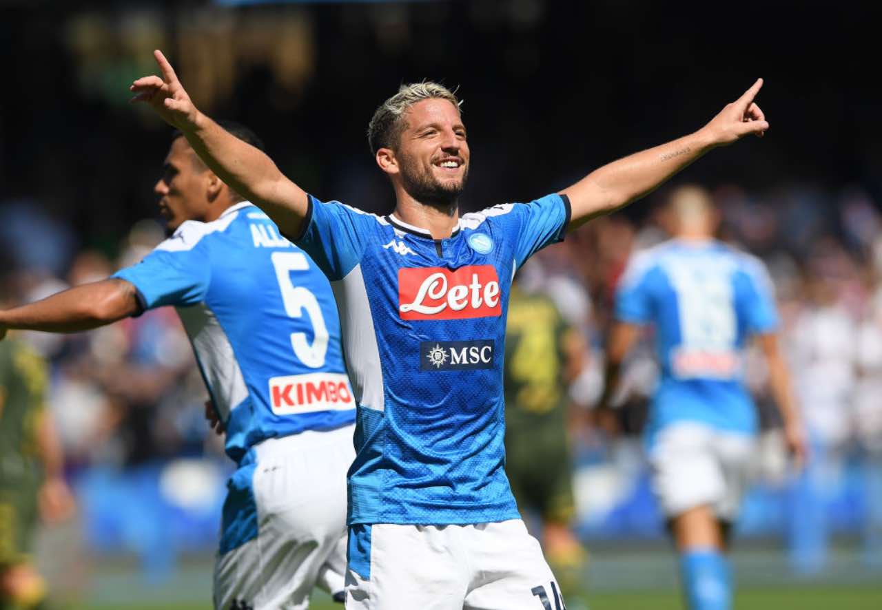 Mertens, il rinnovo con il Napoli si avvicina: l'accelerata di De Laurentiis (Getty Images)