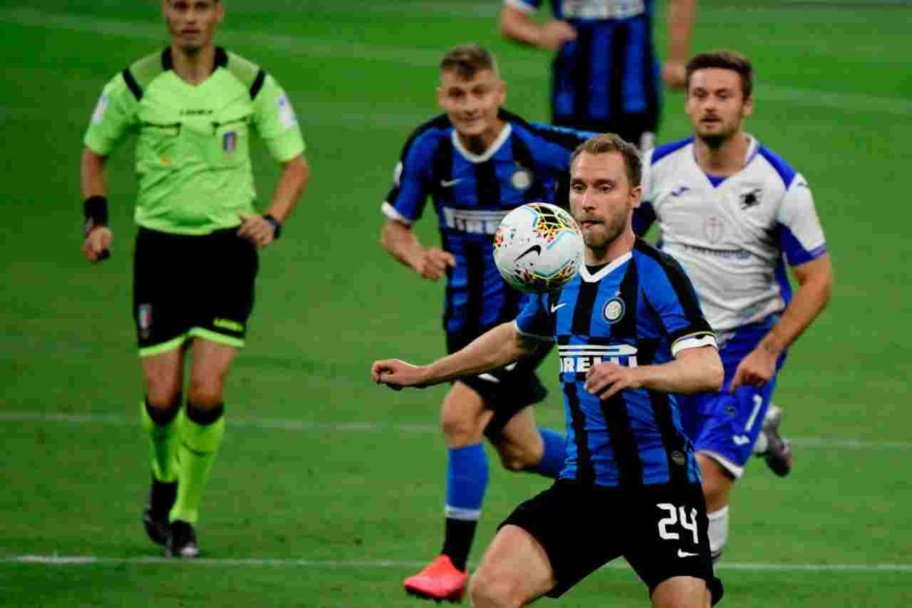 Eriksen finalmente leader dell'Inter: la svolta contro la Sampdoria, i numeri