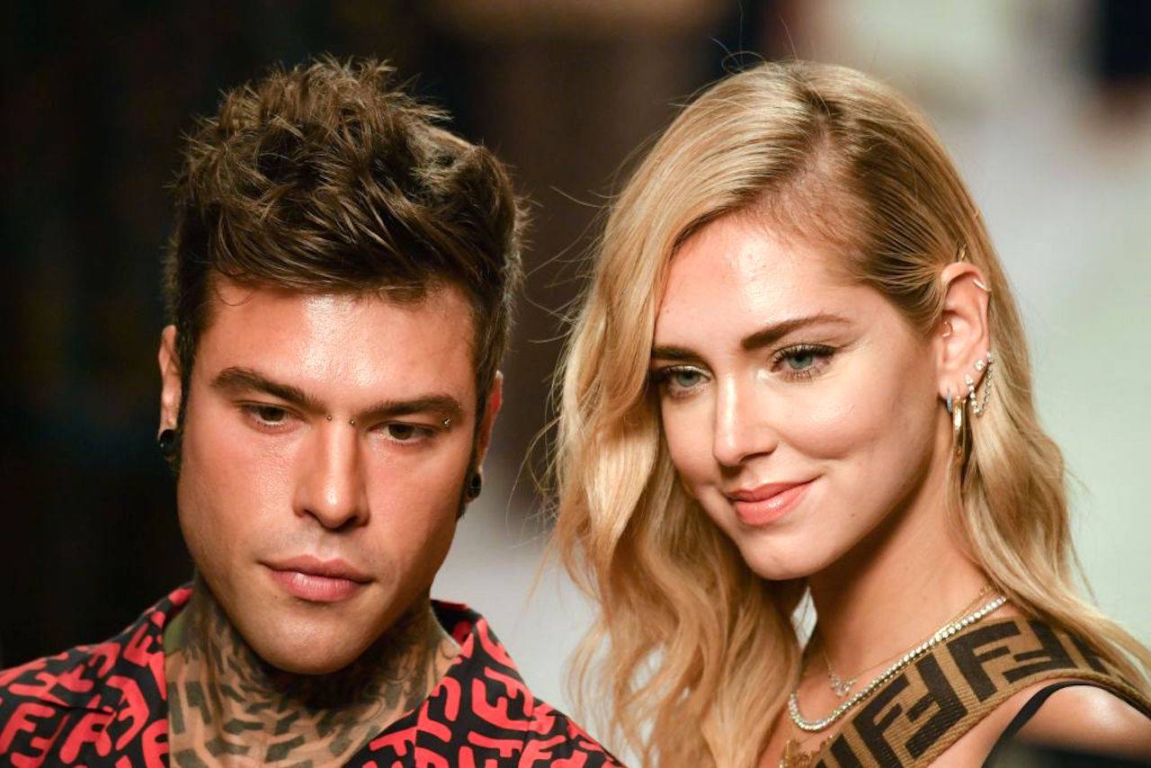 Fedez con la moglie Chiara Ferragni