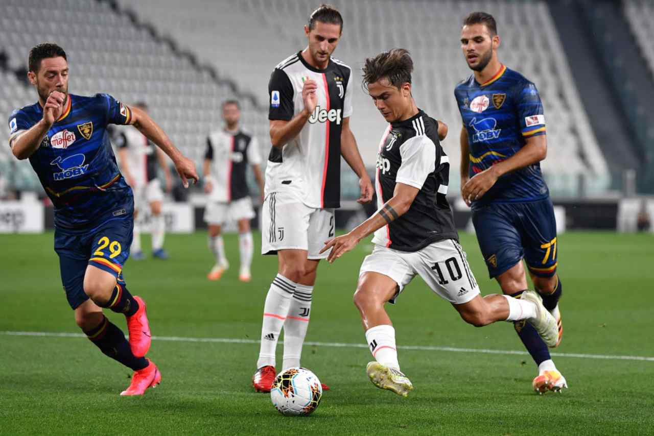 Juventus-Lecce: apre Dybala, chiude de Ligt: bianconeri a +7 sulla Lazio  (Getty Images)