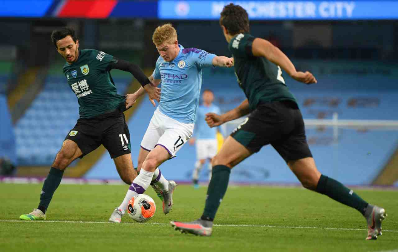 Manchester City, la goleada al Burnley