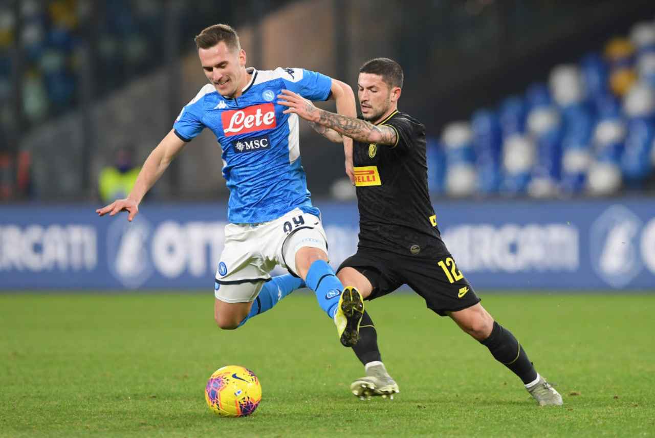 Napoli-Inter, Coppa Italia