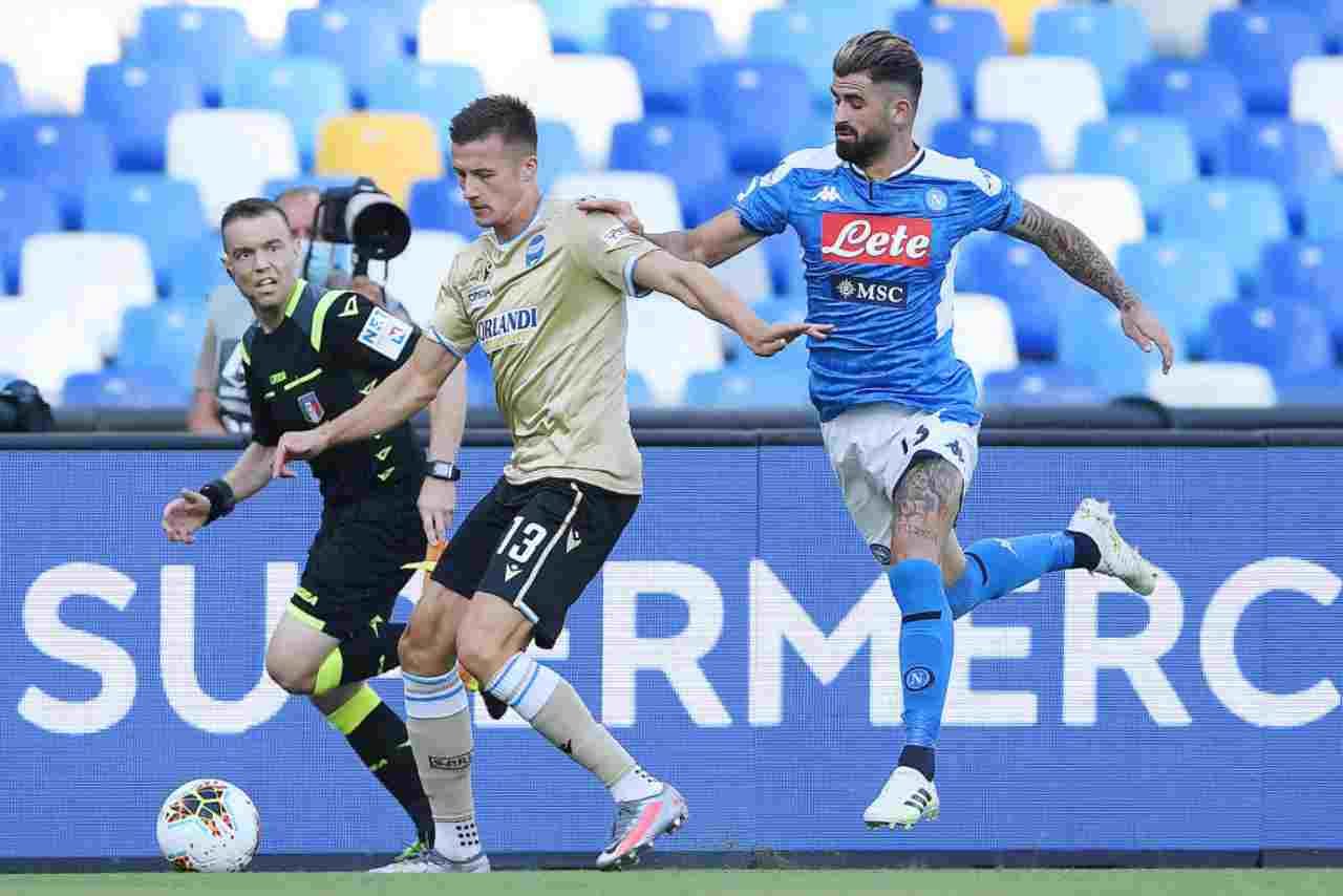 Serie A, un'immagine di Napoli-Spal
