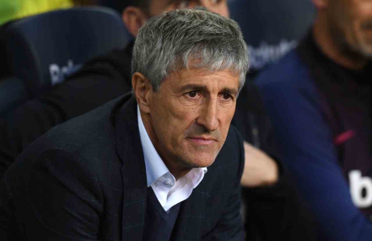 Champions League, Barcellona-Napoli: la richiesta di Setien alla UEFA