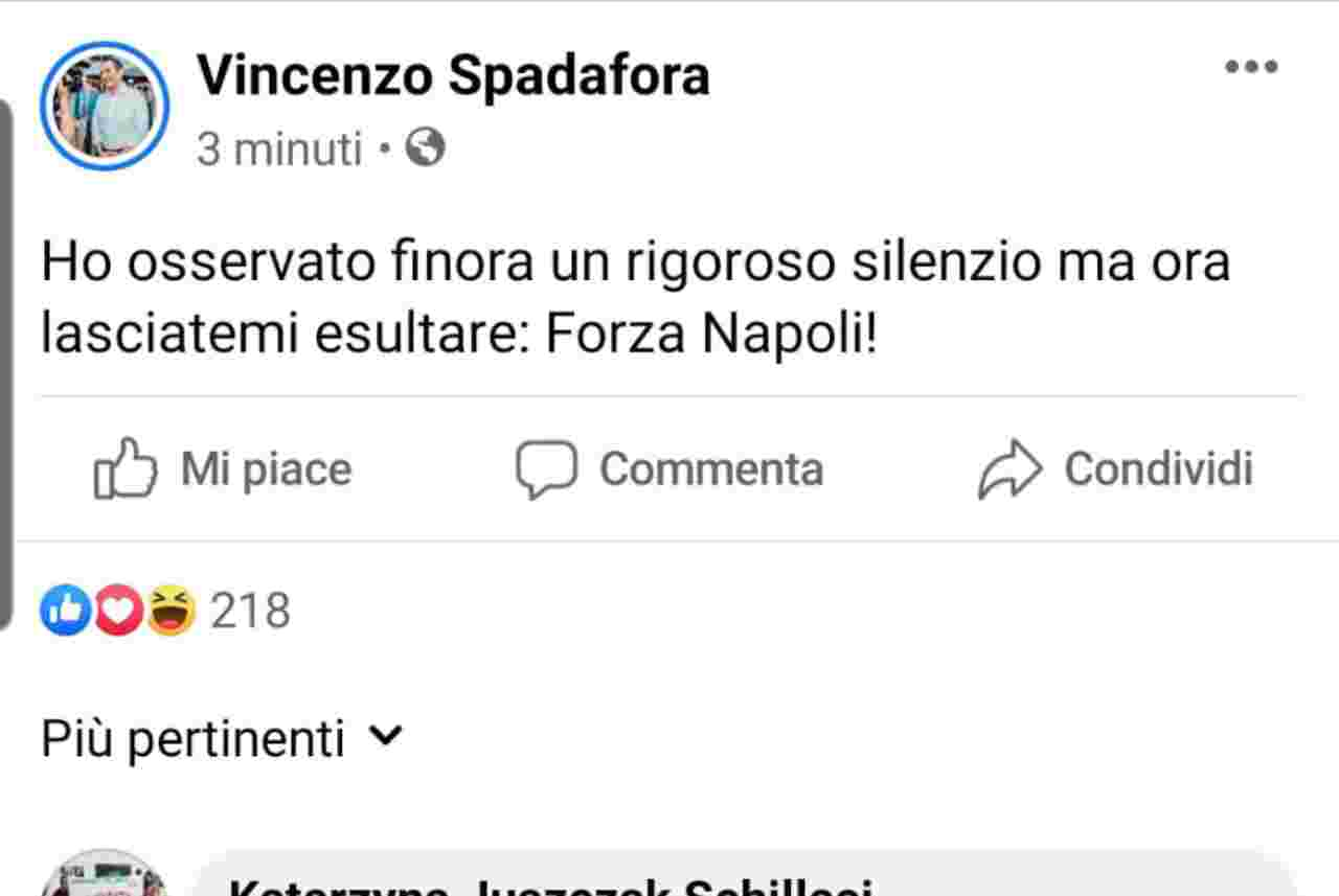 Spadafora, le critiche sui social