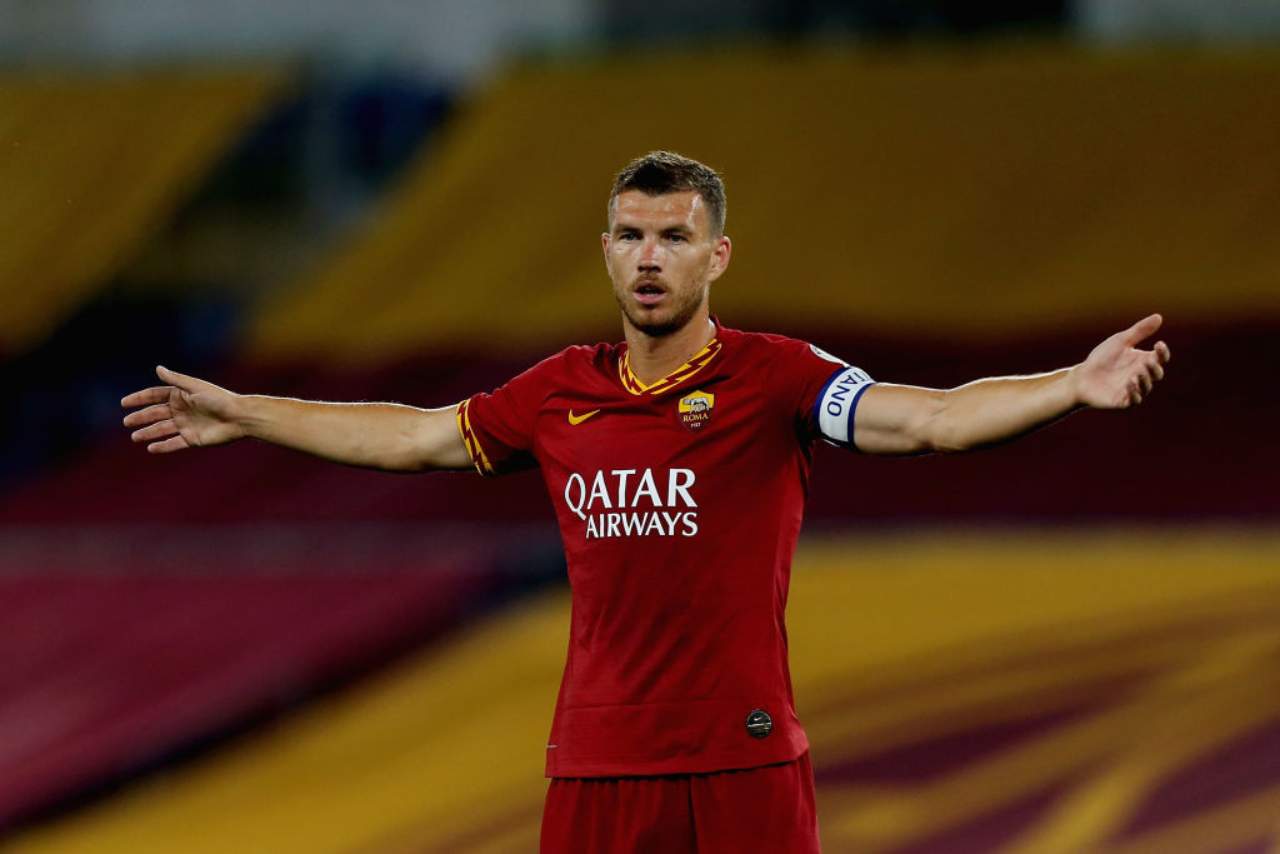 Dzeko, obiettivo di Inter e Juve (Getty Images) 