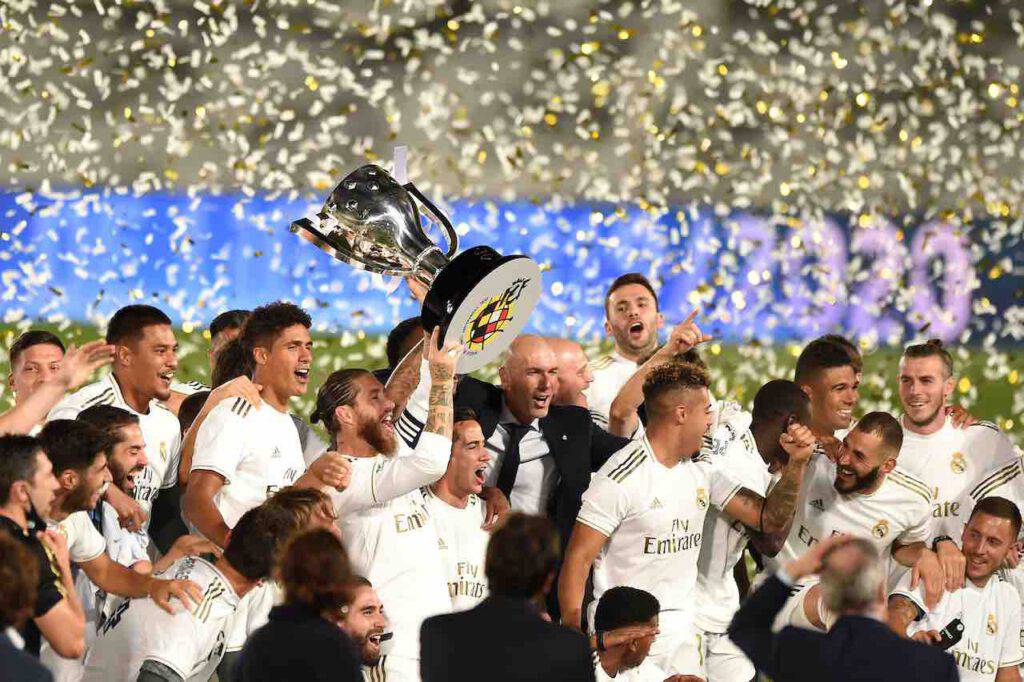 Il Real Madrid vince la Liga Spagnola (Getty Images)