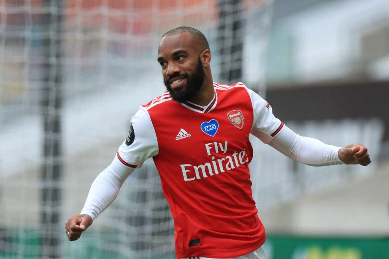 Lacazette, obiettivo di Juve e Inter (Getty Images) 