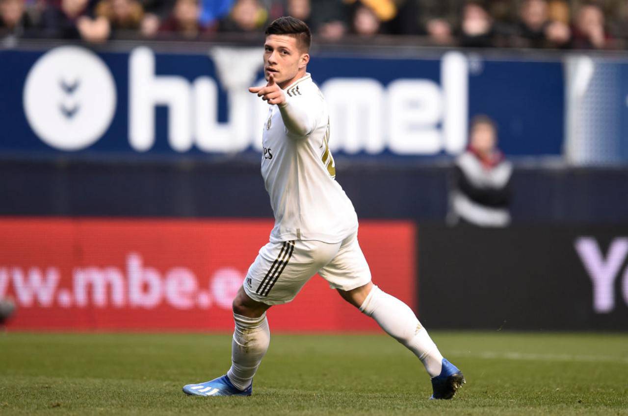 Luka Jovic, obiettivo del Milan e Siviglia (Getty Images)