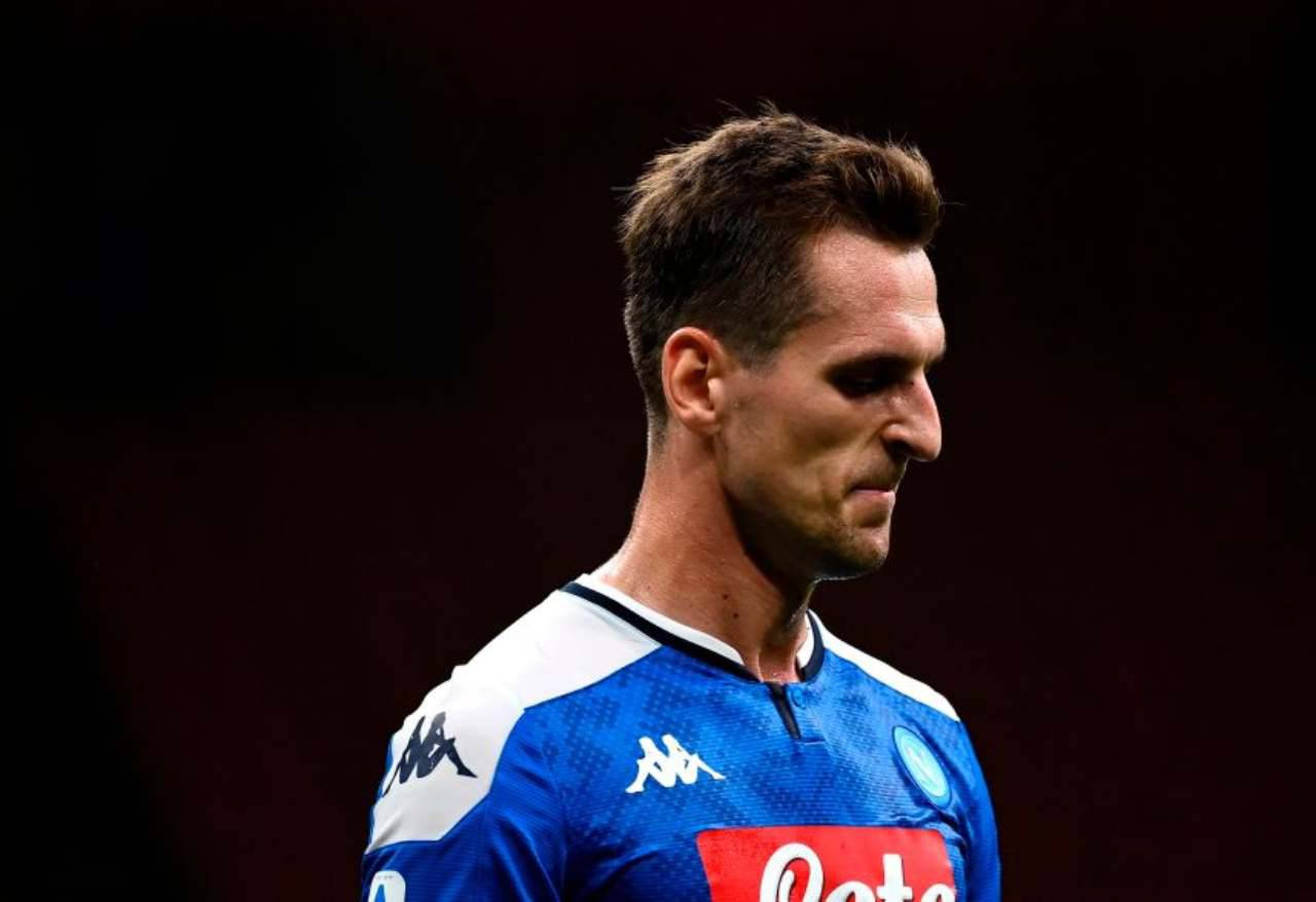 Milik verso la Juventus (Getty Images) 