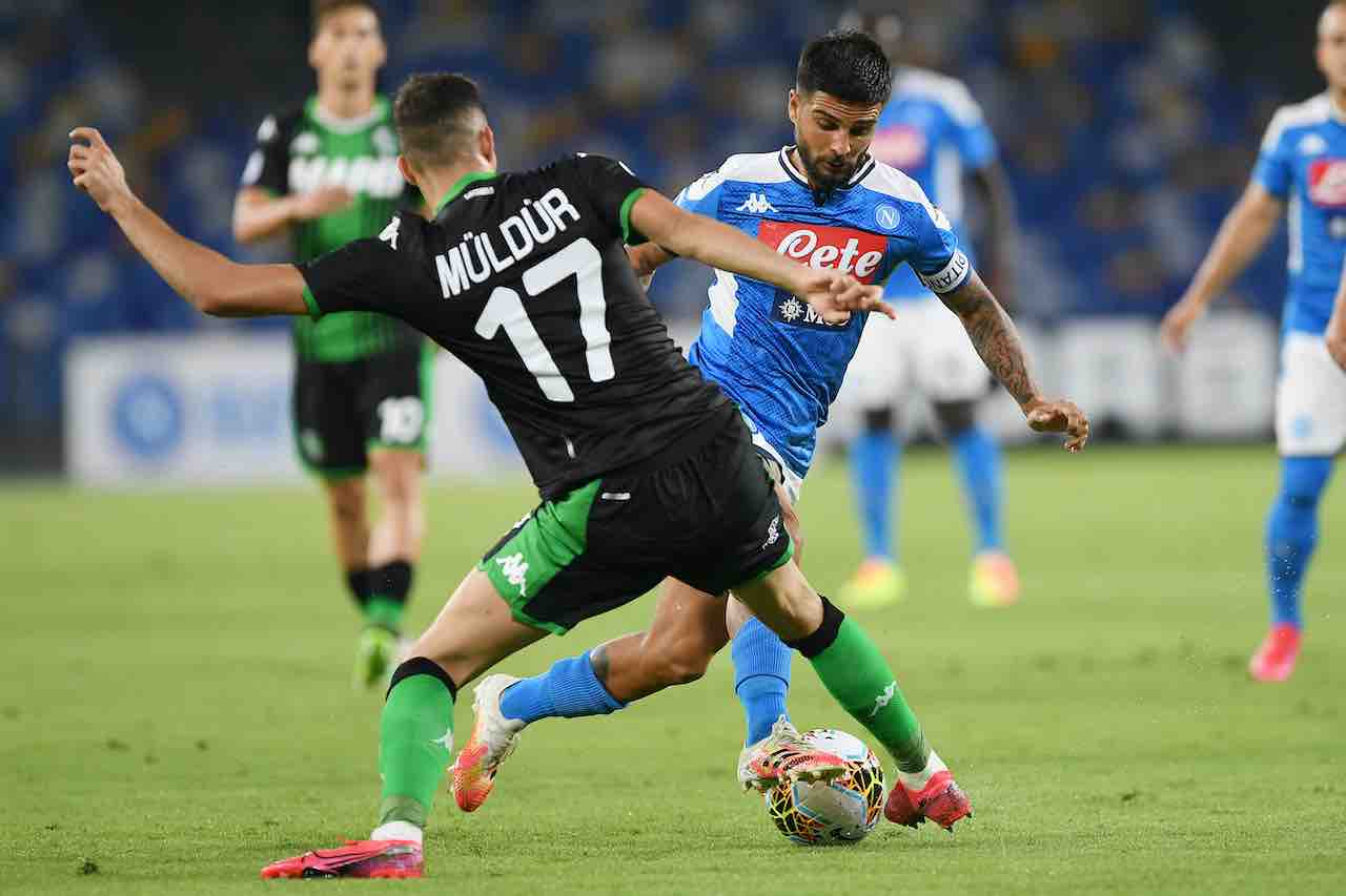 Napoli-Sassuolo, quattro gol annullati per offside (Getty Images)