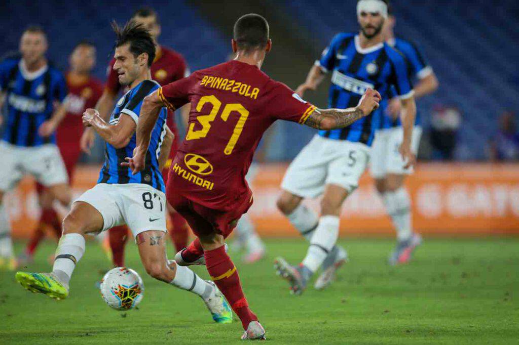 Roma-Inter, Spinazzola determinante nel pari nerazzurro (Getty Images)