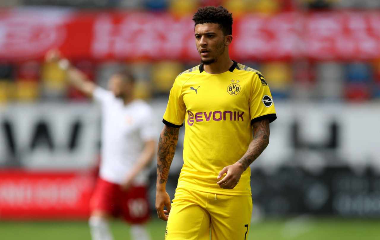 Jadon Sancho, il trasferimento allo United aiuta Roma e Inter (Getty Images) 