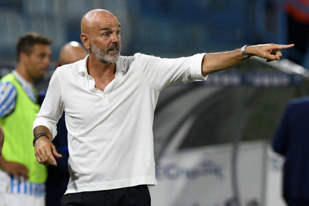 Stefano Pioli nel post-partita di Milan-Juventus (Getty Images)