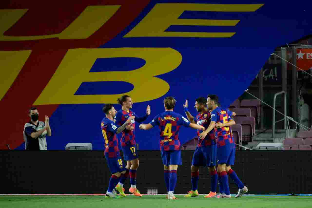 Liga: derby al Barcellona, Suarez manda l'Espanyol in "Serie B"