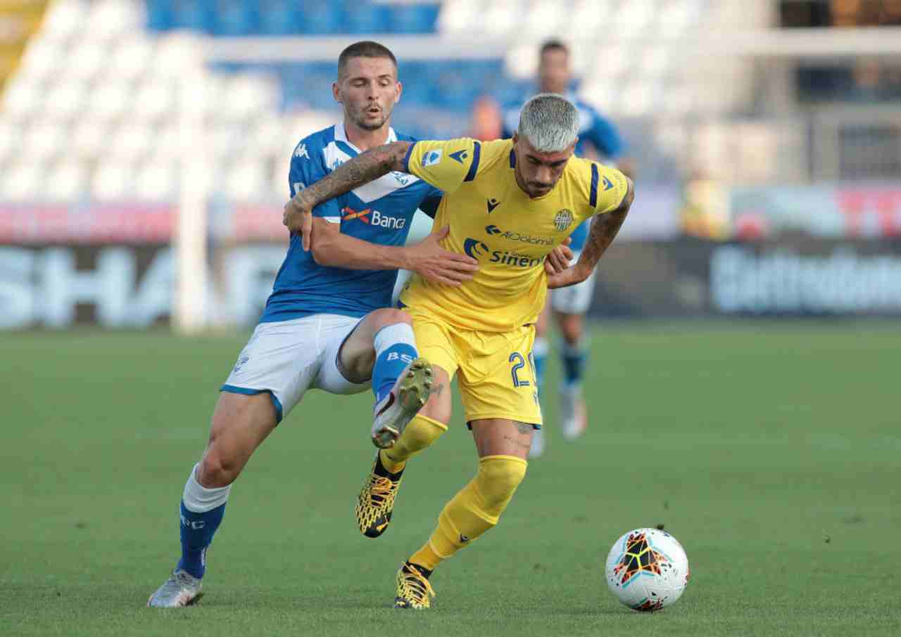 Serie A, un'immagine della sfida Brescia-Verona