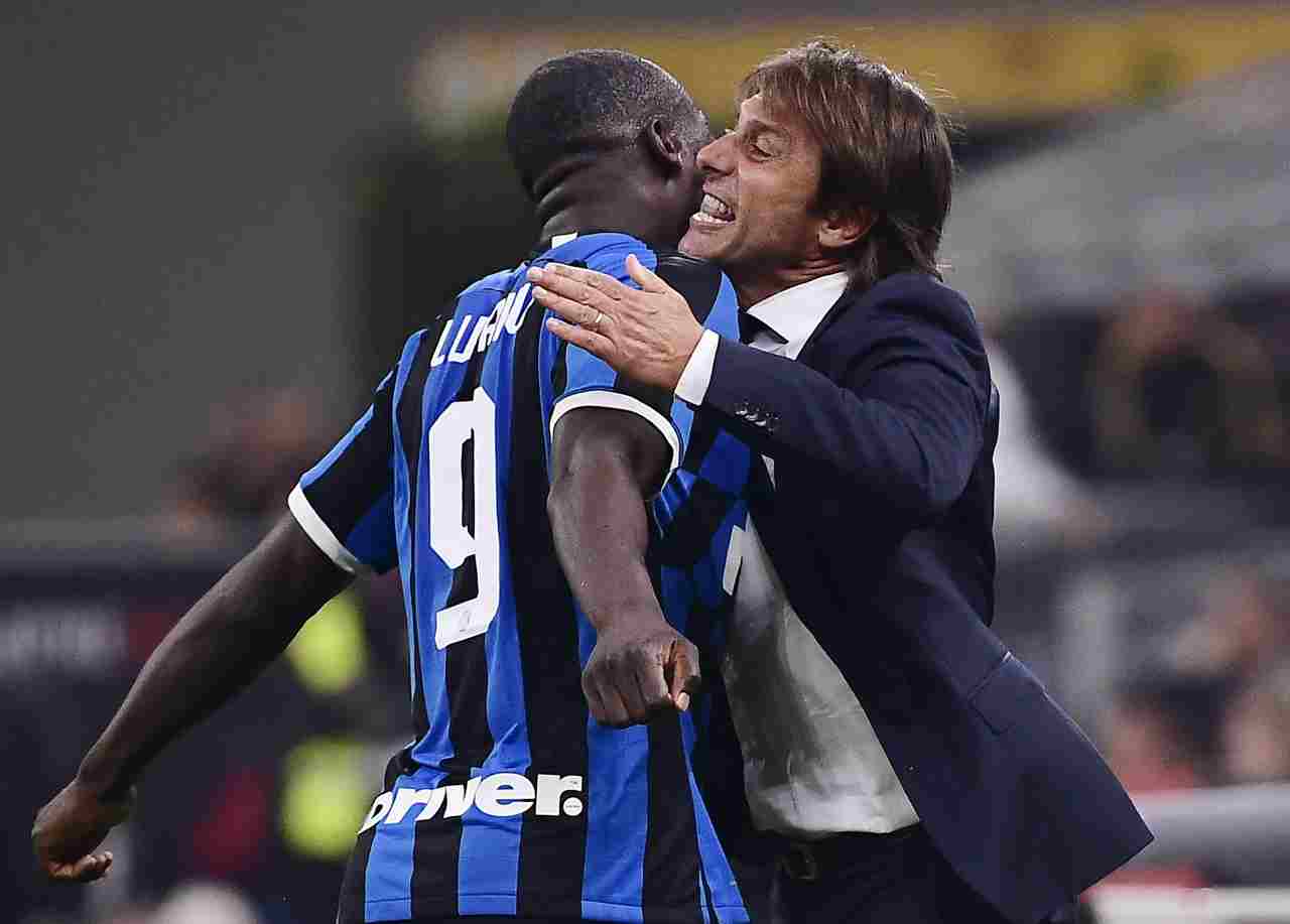 Inter-Napoli, Conte stimola Lukaku: "Può migliorare ancora"