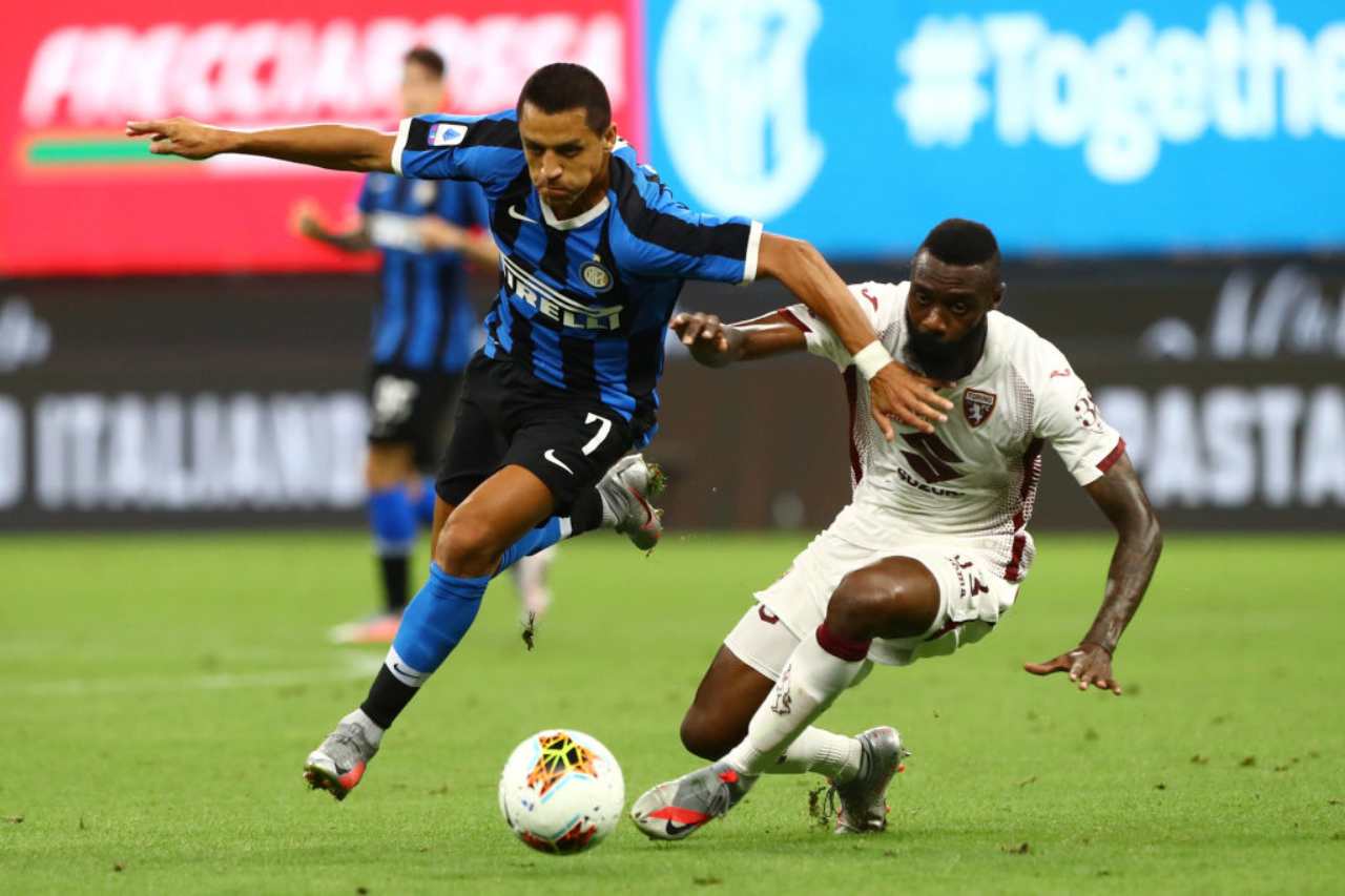  Inter-Torino, Young, Godin e Lautaro: granata ribaltati. Nerazzurri secondi (Getty Images)