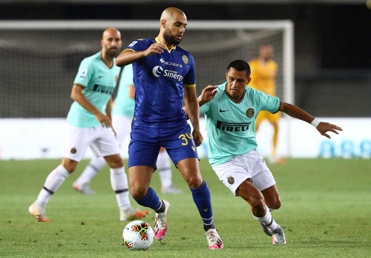 Verona-Inter, Veloso gela Conte nel finale. Sorpasso Atalanta ai nerazzurri (Getty Images)