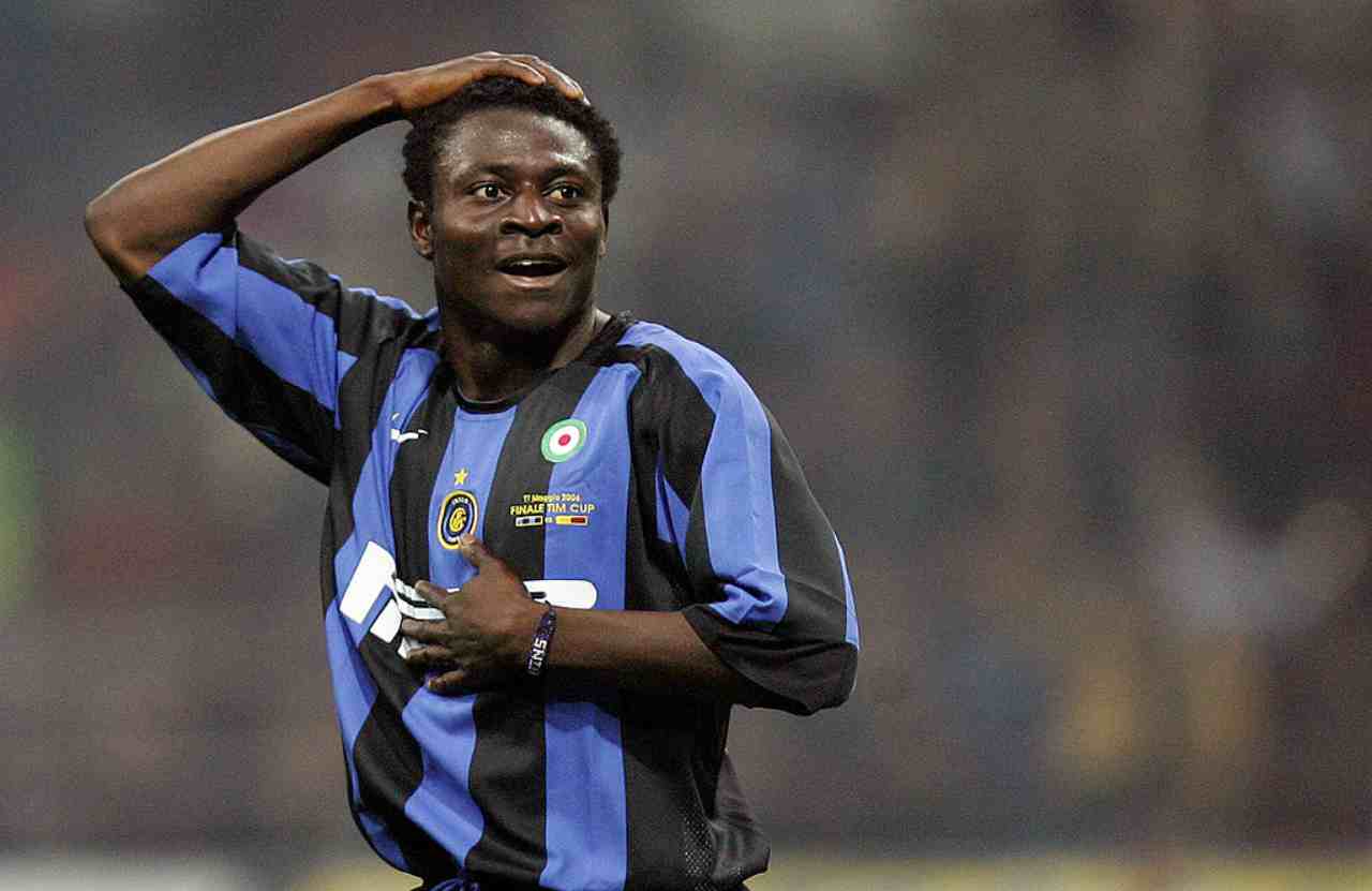 Obafemi Martins ai tempi dell'Inter: tra i nigeriani di maggior successo in Serie A