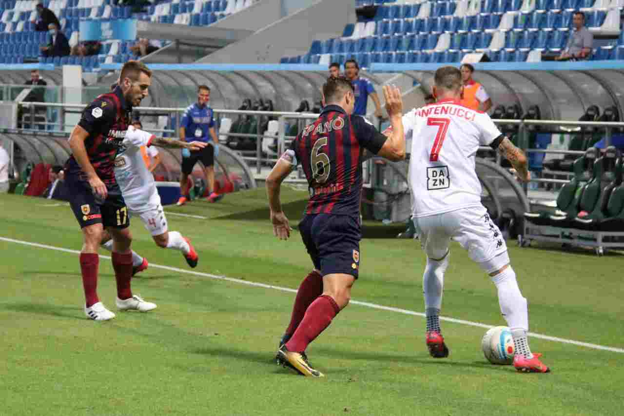 Reggiana Bari, un'immagine della finale playoff di Serie C