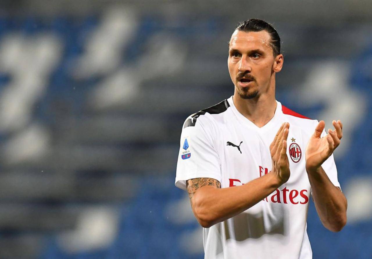Sassuolo-Milan, doppietta di Ibrahimovic: rossoneri in Europa League (Getty Images)