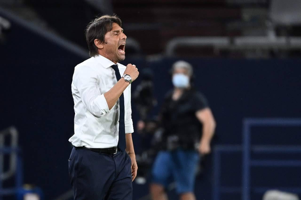 Antonio Conte nel post-partita di Inter-Getafe (Getty Images)