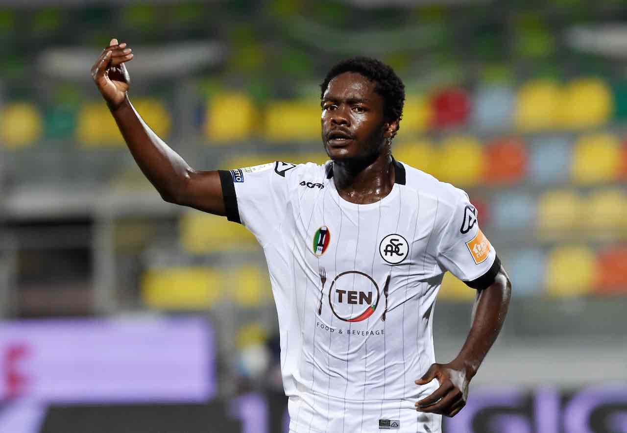 Frosinone-Spezia, decide Gyasi (Getty Images)