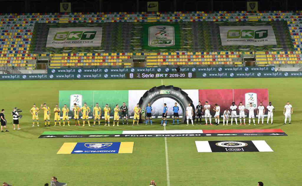 Frosinone-Spezia, finale di andata playoff Serie B (Getty Images)