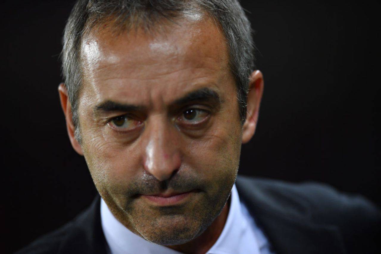 Marco Giampaolo. Il tecnico vuole riportare in Italia Lucas Torreira (Getty Images)