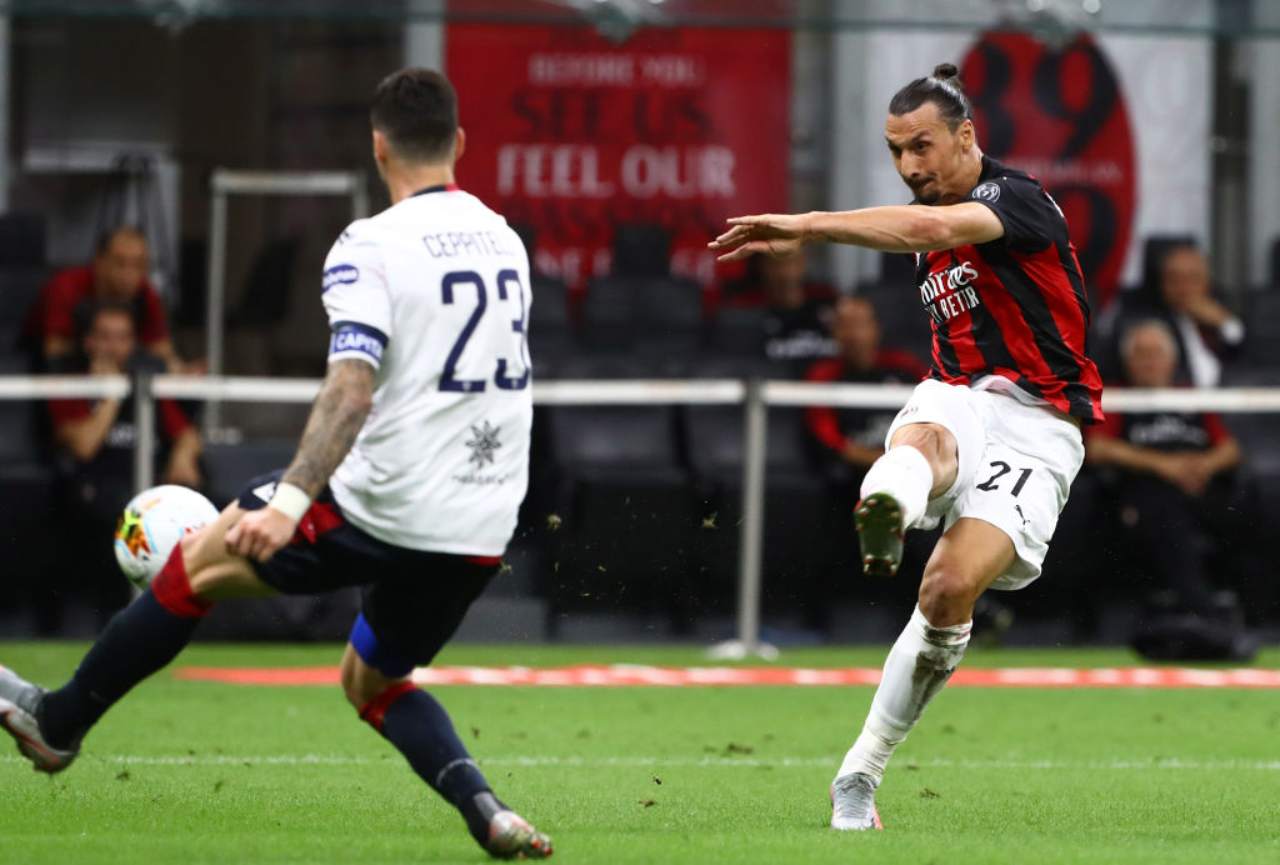 Ibrahimovic, assist al Milan e a Bonaventura (Getty Images)