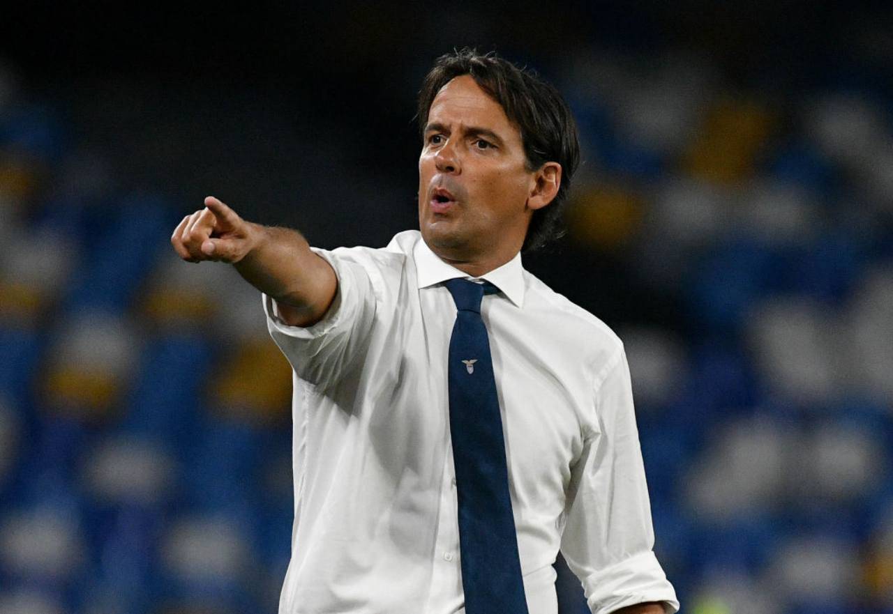 Simone Inzaghi parla alla vigilia di Champions (Getty Images) 