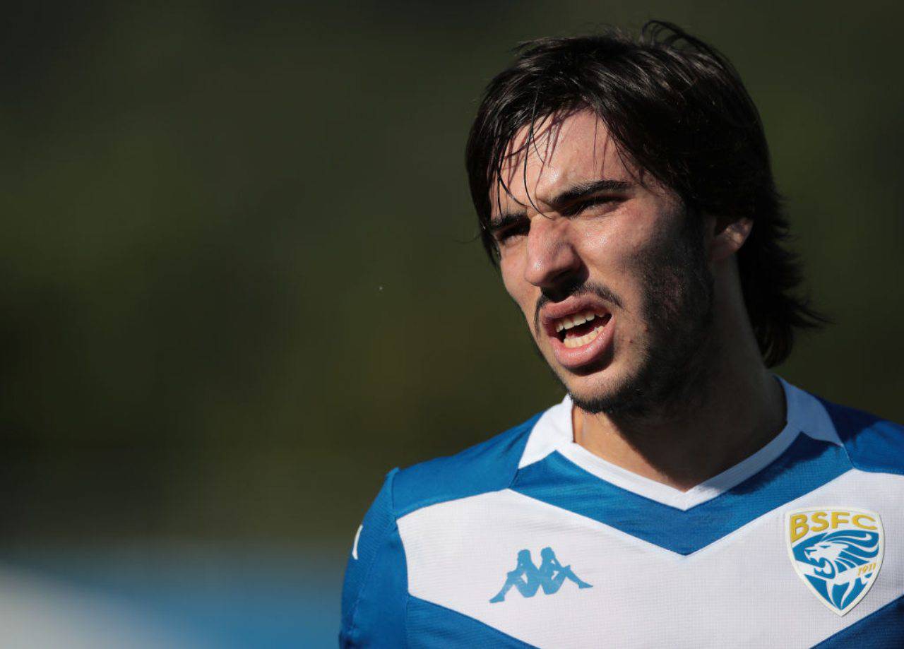 Sandro Tonali sarà un nuovo calciatore dell'Inter (Getty Images)