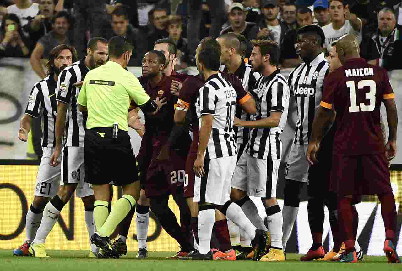 Rocchi durante Juve-Roma 2014