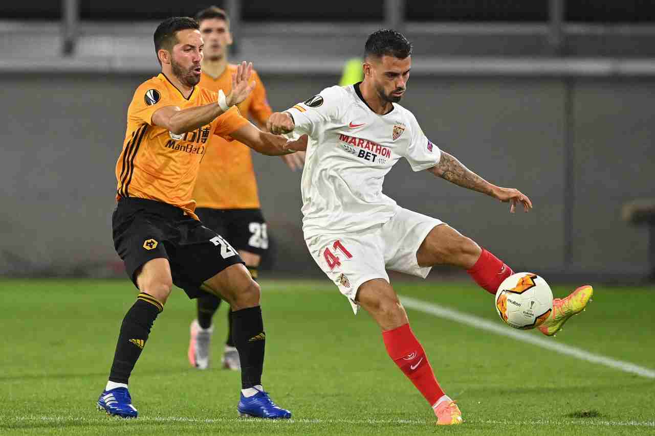 Suso, uno dei punti di riferimento del Siviglia di Lopetegui