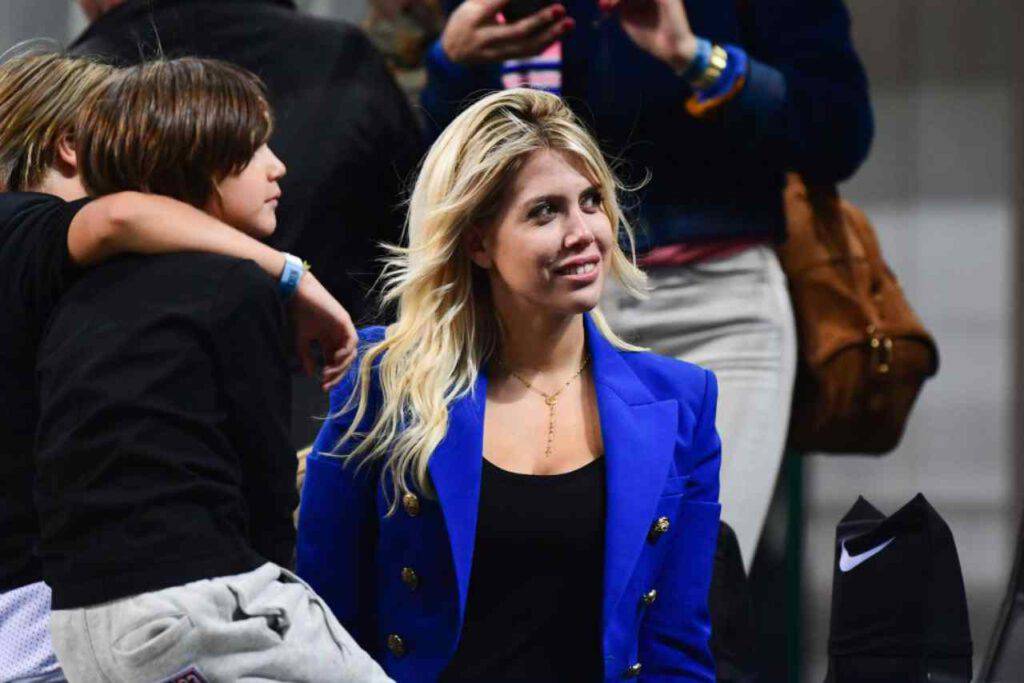 Wanda Nara sinuosa e ammaliante in allenamento (Getty Images)