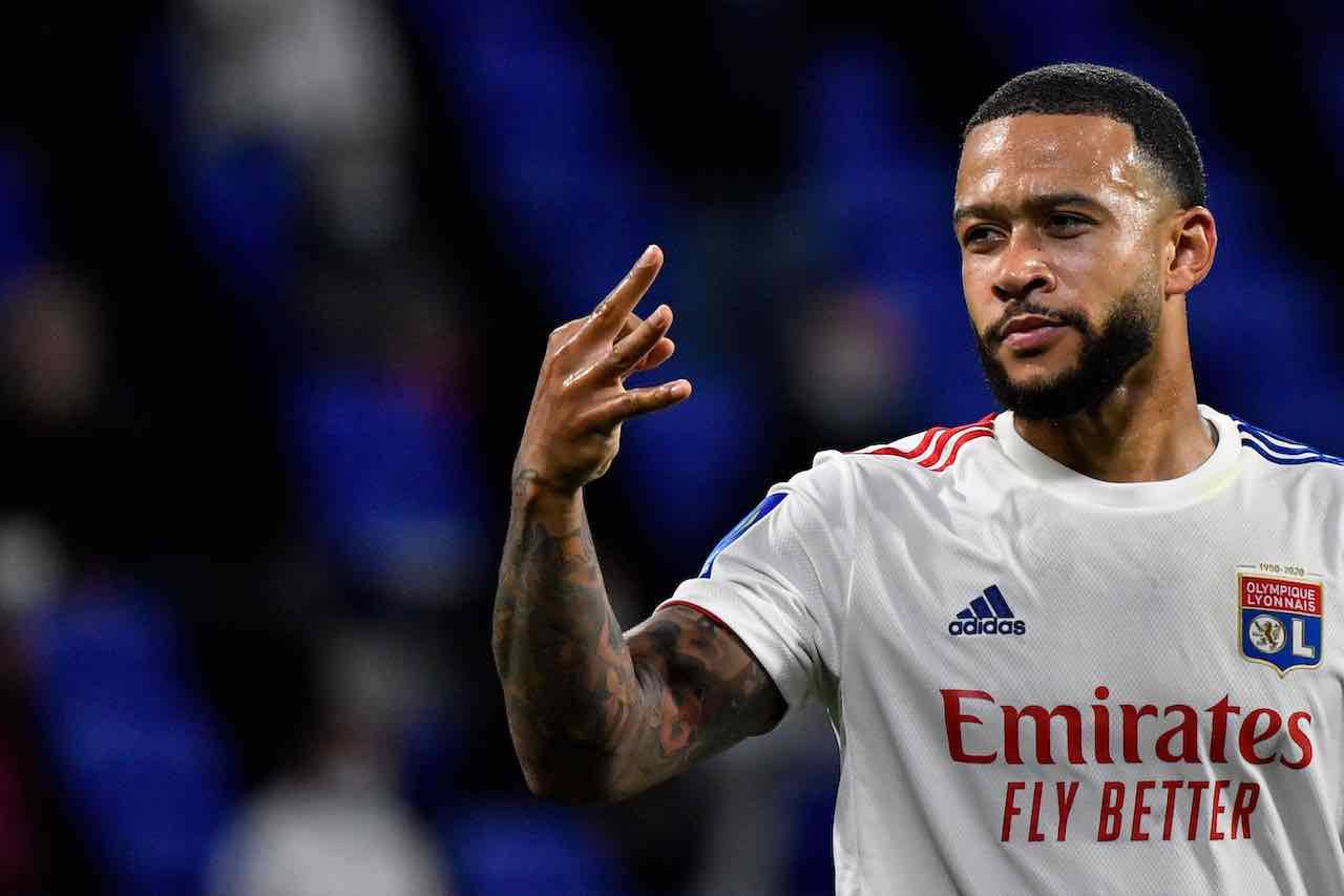 Depay Juventus Lione