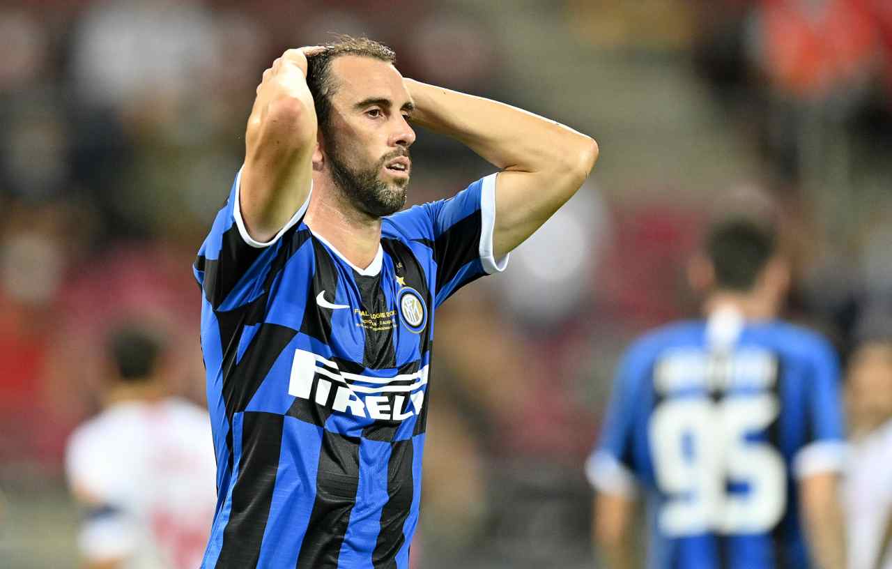 Godin, uno degli esuberi dell'Inter (Getty Images)