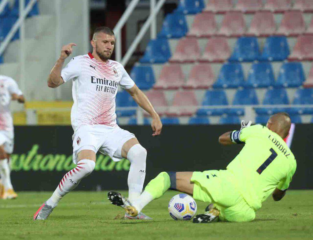 Infortunio Rebic, lussazione al gomito confermata (Getty Images)