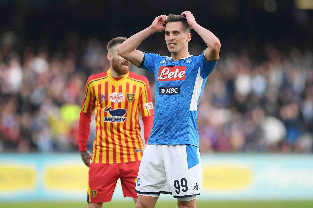 Napoli, Milik vuole restare (Getty Images)