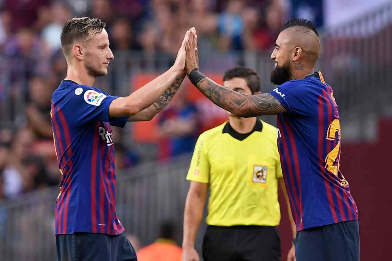 Rakitic attacca Vidal dopo l'addio dal Barcellona (Getty Images)