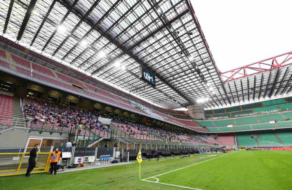 Milan-Inter, San Siro tifosi quasi a contatto (Getty Images)