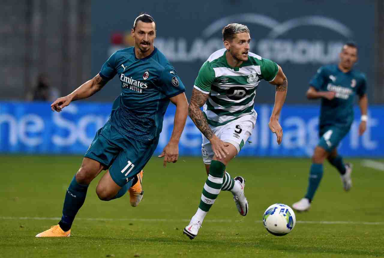 LIVE Shamrock Rovers-Milan (Getty Images)