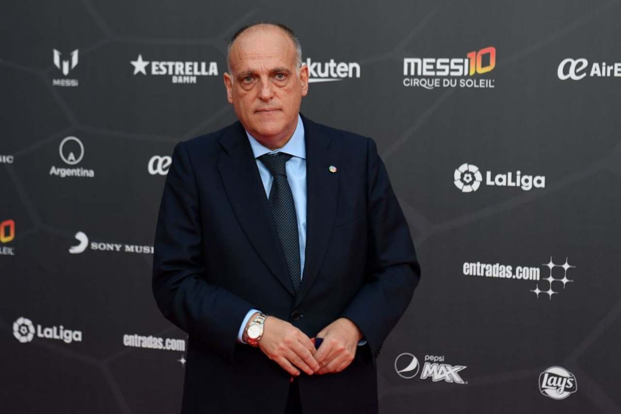 Tebas commenta la scelta di Messi (Getty Images)