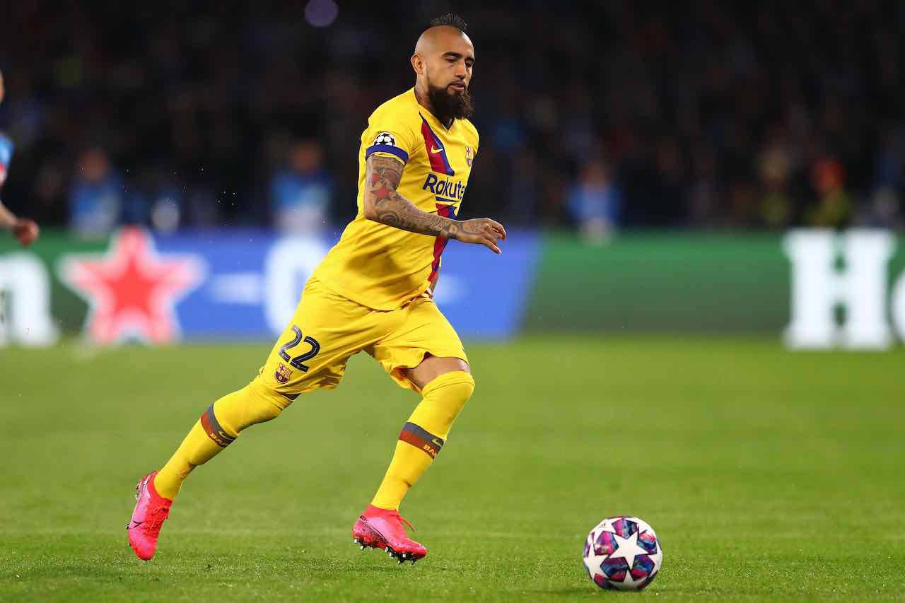 Vidal è atterrato a Milano. Il cileno è pronto per l'Inter (Getty Images)