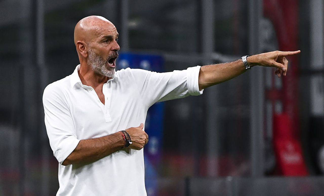 Stefano Pioli nel post partita contro lo Spezia (Getty Images)