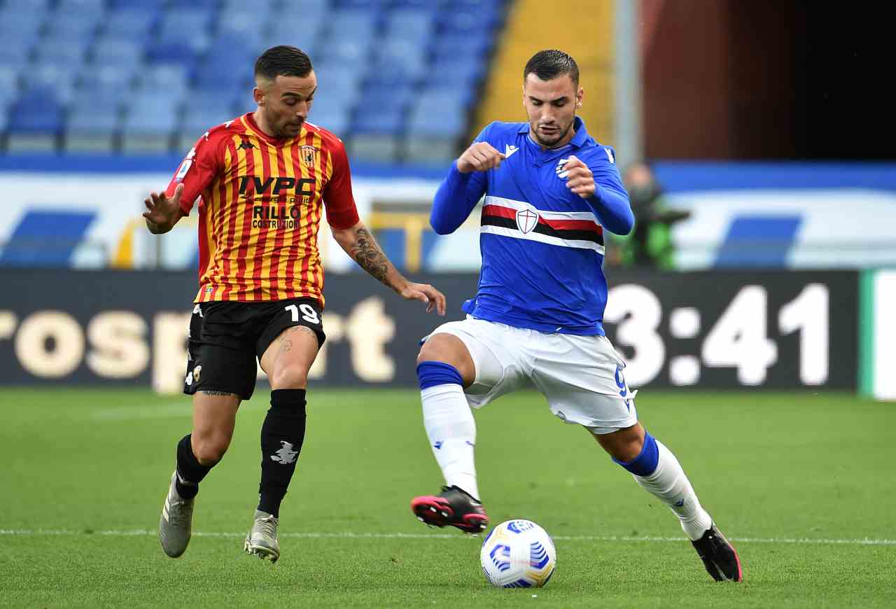 Serie A, gli highlights di Sampdoria-Benevento